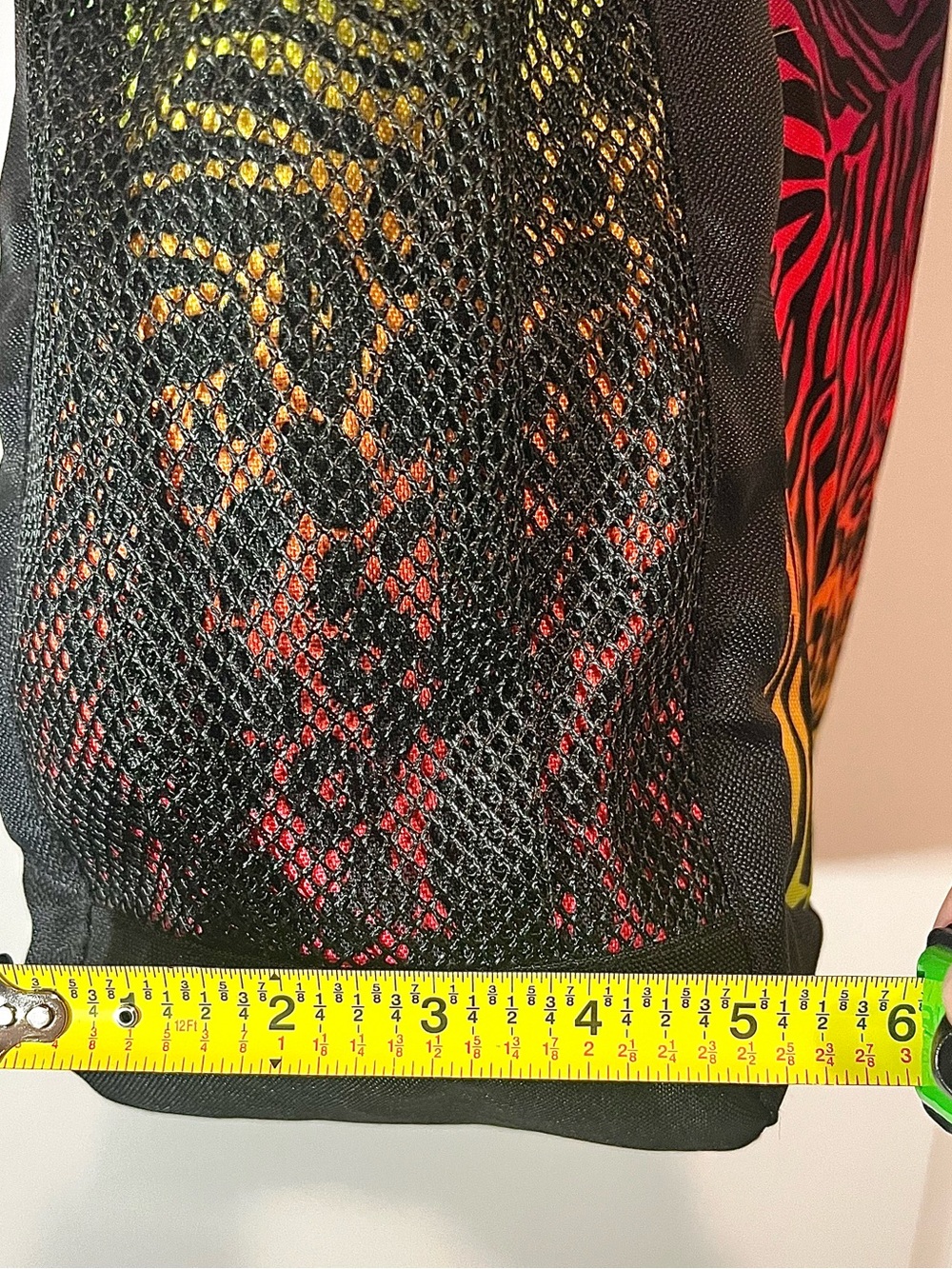 Jansport Rainbow Animal Print Tote in Purple Pink Orange Blue - Picture 8 of 8